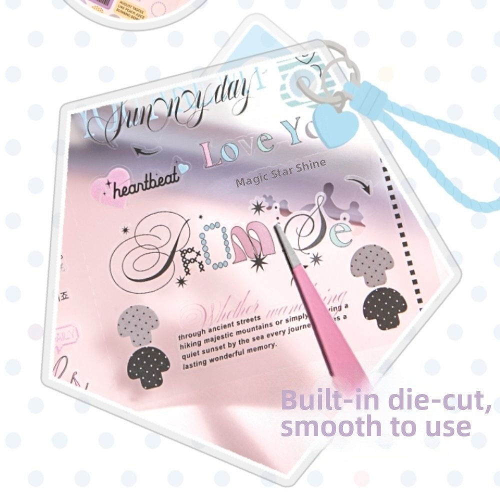 หนังสือสติกเกอร์ HAPPYLEAF66 Y2K, สติ๊กเกอร์ตกแต่งการ์ตูน 20 หน้า, การออกแบบน่ารักที่ถอดออกได้ DIY สติ๊กเกอร์วารสาร - รูปที่ 2