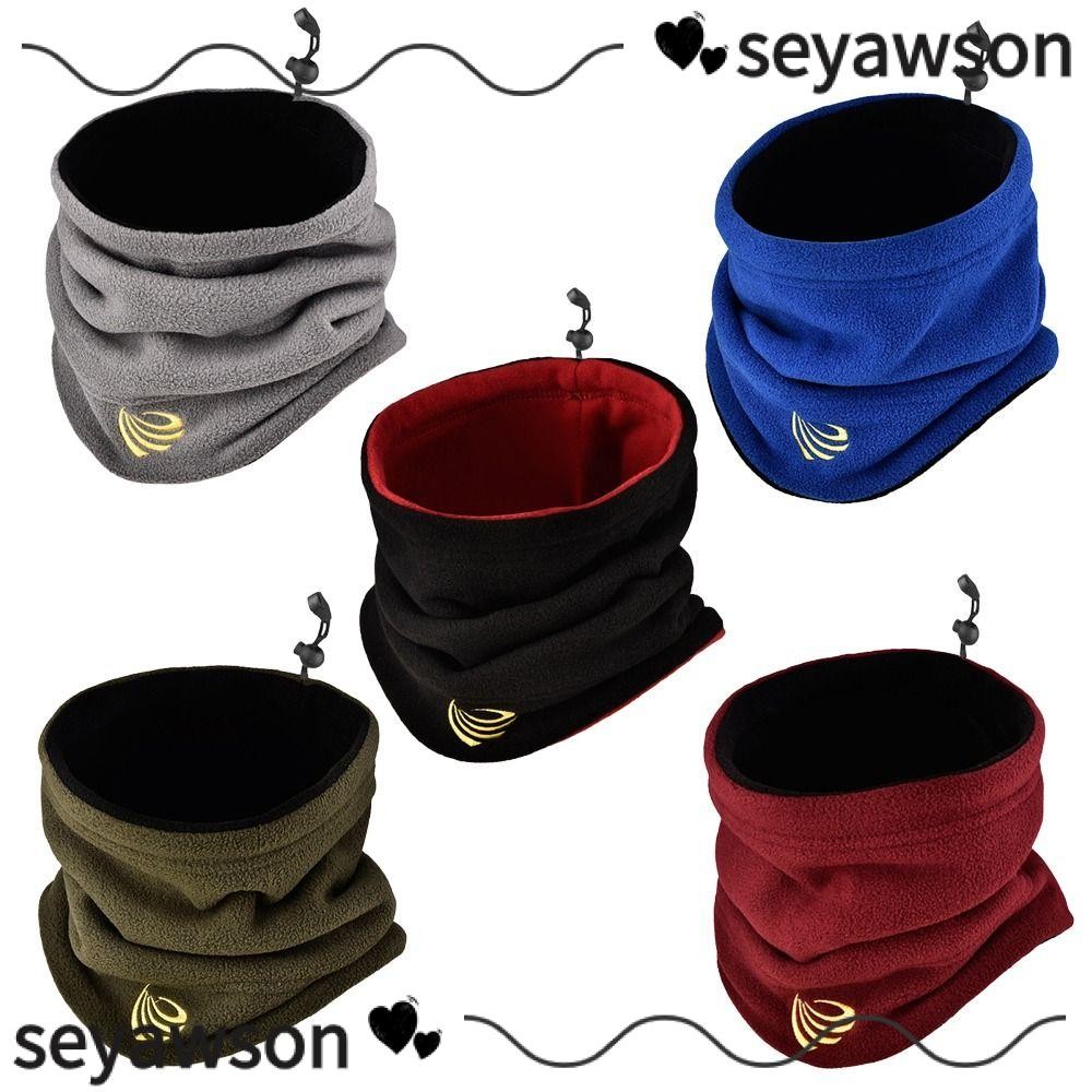 SEYAWSON Ski Tube Scarf Face Cover Winter Camping Cold-proof Collar