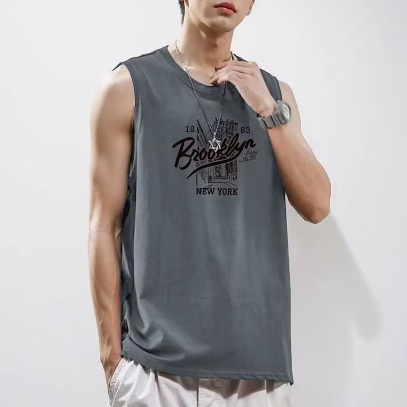 COD 2025 Men's Sleeveless T-Shirt Summer Loose Fit Gym Sports Tank Top Basketball Printed Undershirt