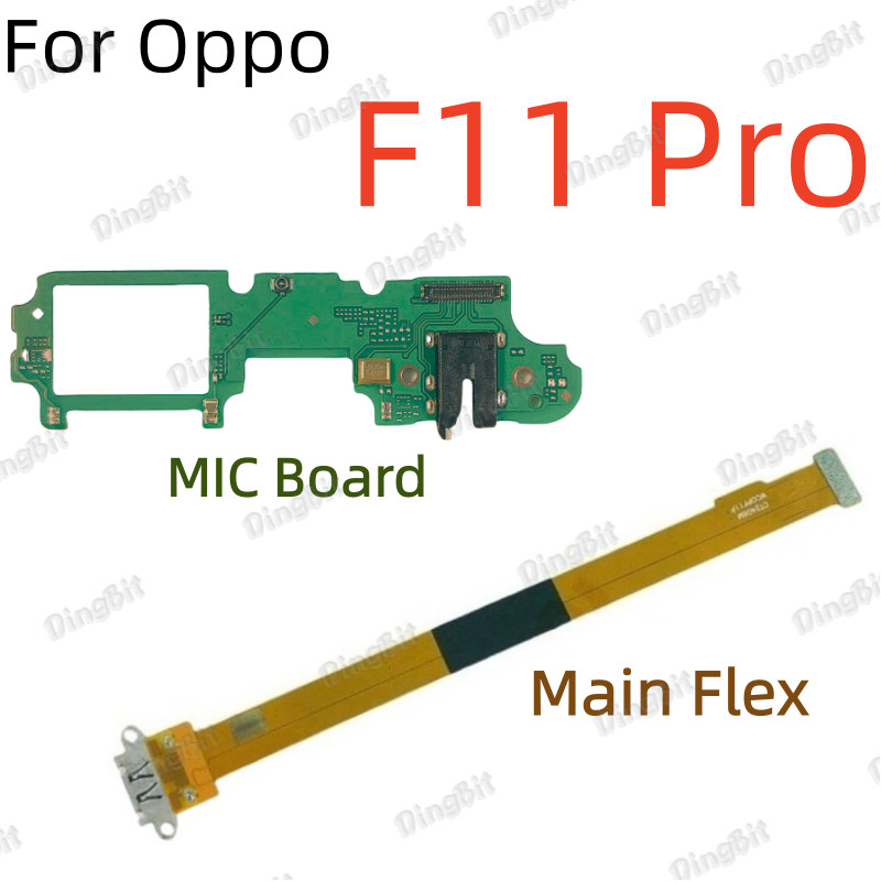สําหรับ OPPO F11 Pro ชาร์จริบบิ้น Flex USB MIC บอร์ดไมโครโฟน Handphone แจ็คไมโครโฟนพอร์ตชาร์จ Flex