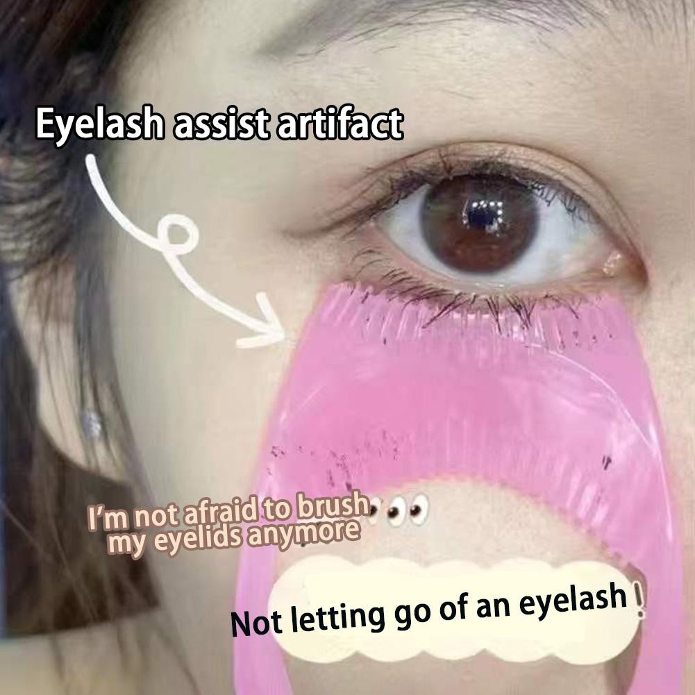 3-In-1 Eyelash Card Blocks ขนตาและป้องกันมาสคาร่าจาก Smudging มาสคาร่า Helper สําหรับ R0I2