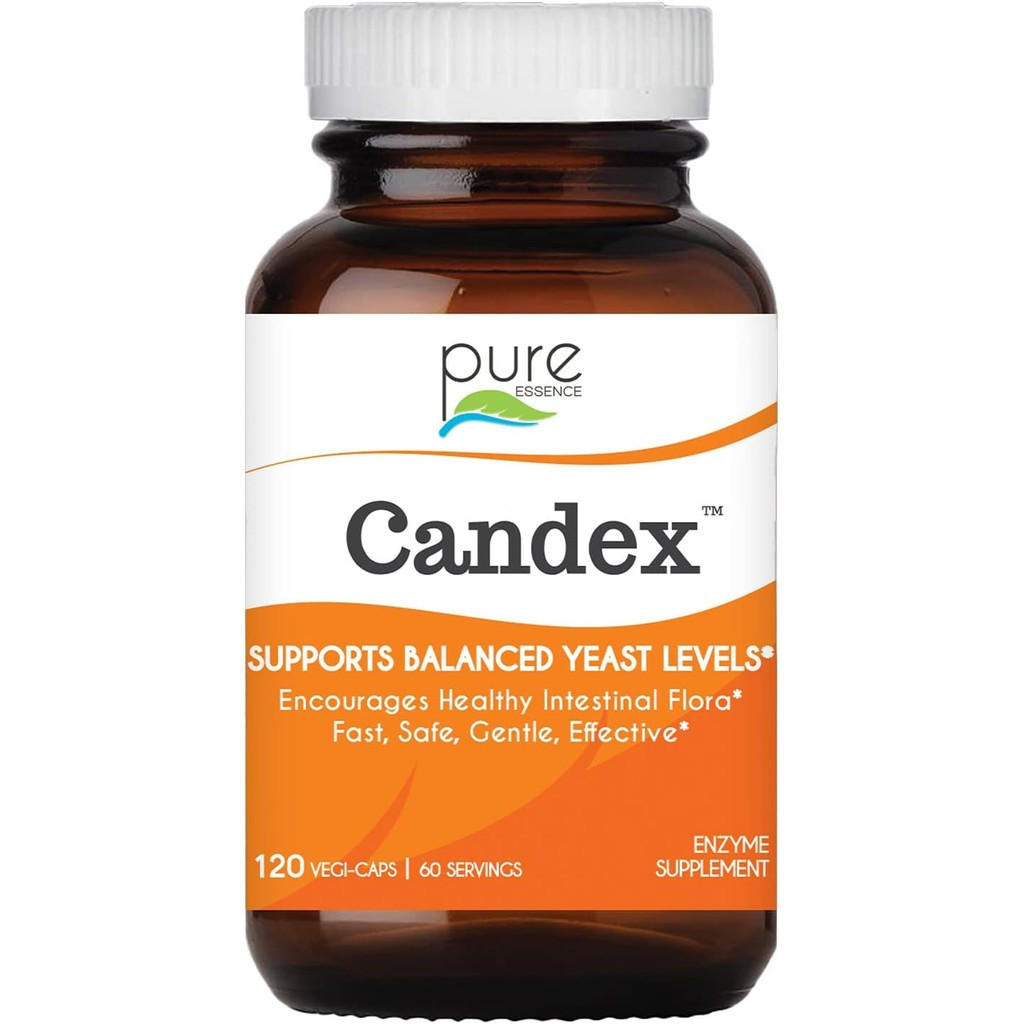Pure Essence Candex Supplement - Yeast Overgrowth Supplement with Digestive Enzymes, Yeast Infection