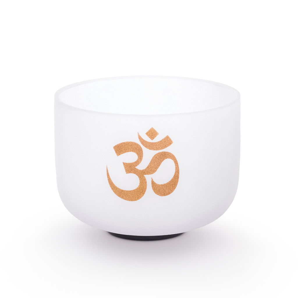 Hye-eun 8 นิ้ว Frosted Quartz คริสตัลชามร้องเพลง 432hz/440hz สําหรับโยคะสมาธิเสียง Healing