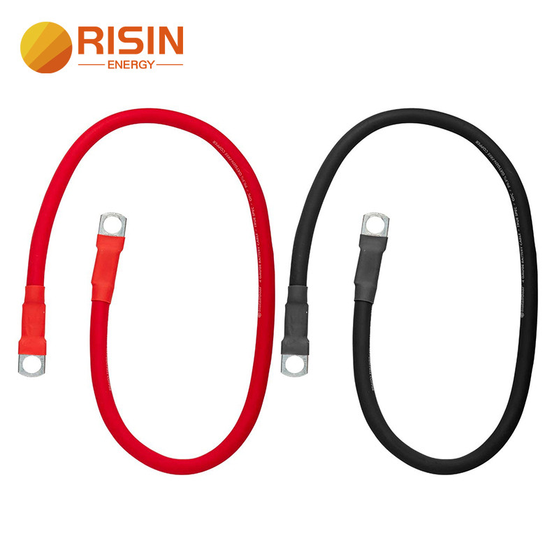 2AWG 1/0AWG ฉนวนสาย Red & Black เรือไฟฟ้าแบตเตอรี่สายไฟรถยนต์ Marine แบตเตอรี่แบบยืดหยุ่นสายไฟ