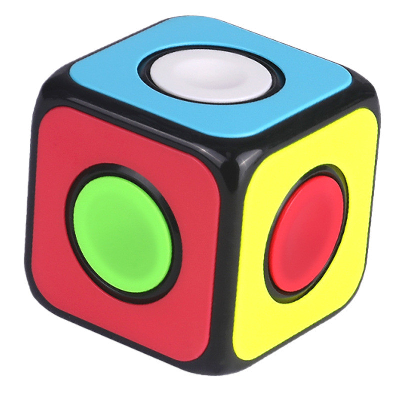 [Qiyi Rubiks Cube ลําดับครั้งแรก Rubiks Cube] fidget Spinner Intelligence Decompression ของเล่น Fidg
