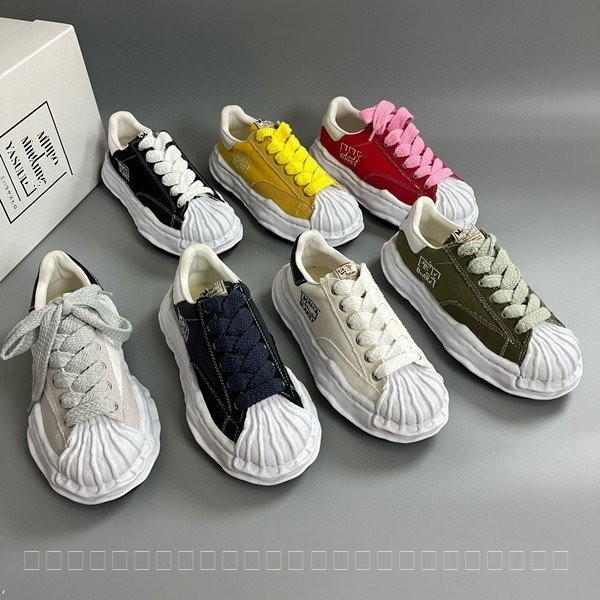 Mihara Kengo Dissolving Shoes Shell Toe Unisex mmy Sports canvas thick-soled height-increasing colle