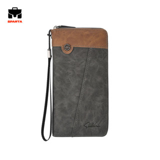 กระเป๋าสตางค์ใบยาวผู้ชายใหม่มีซิปกระเป๋าสตางค์มัลติฟังก์ชั่ป…