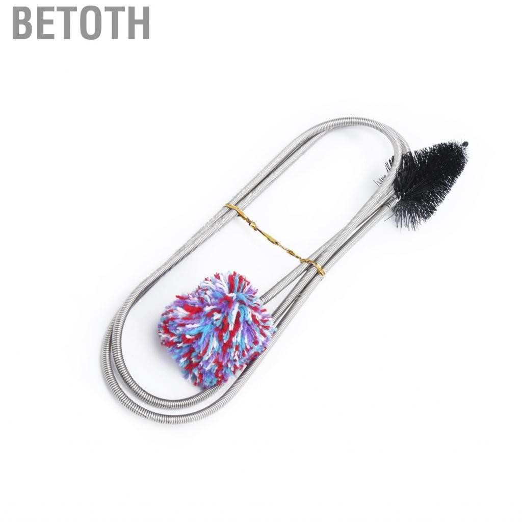 Betoth Betoth Matybobe Saxophone Brass Cleaner แปรงยืดหยุ่นสำหรับเครื่องมือทำความสะอาดทรัมเป็ตการบำร