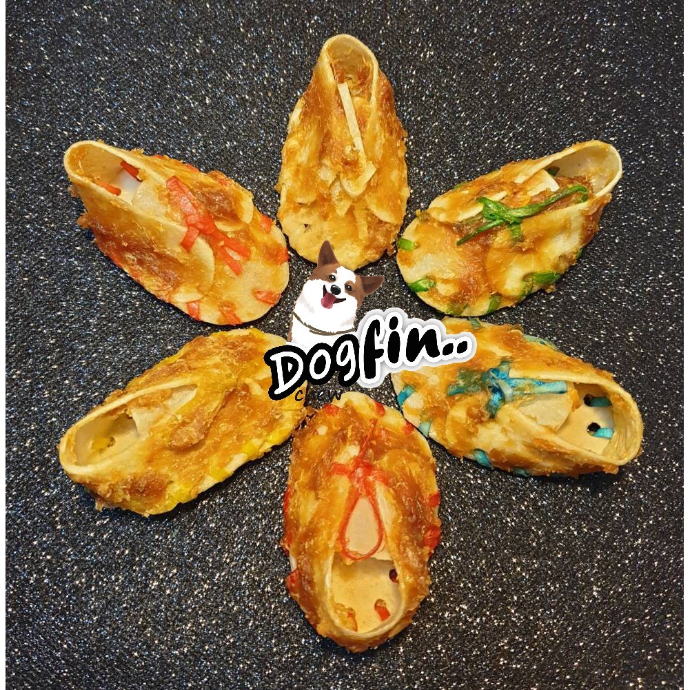 Dogfin รองเท้าคลุกไก่อบแห้ง เหมาะสำหรับน้องหมาทุกสายพันธุ์ ราคา ถูกที่สุด ดีลบีเคเค แกลเลอรีภาพที่ 3
