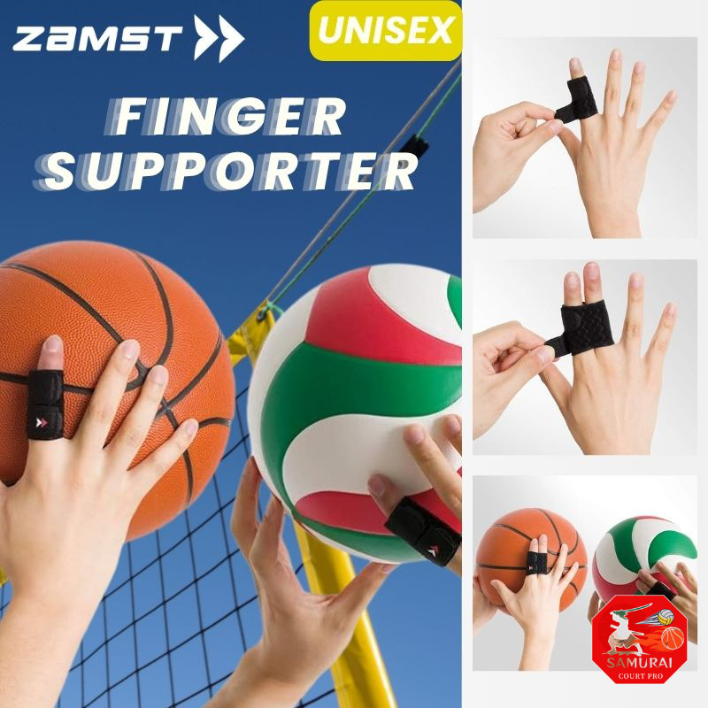 ZAMST Finger Support Finger Wrap 2 Fingers Volleyball Basketball 373902