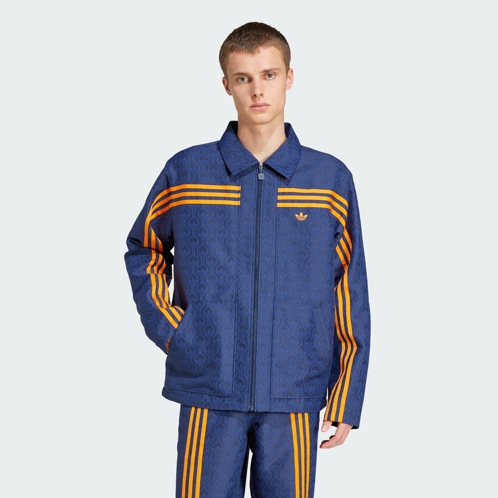 adidas ไลฟ์สไตล์ เสื้อแจ็คเก็ต adidas Originals 70s Club ผู้ชาย สีน้ำเงิน JN5959 ราคา ถูกที่สุด ดีลบีเคเค