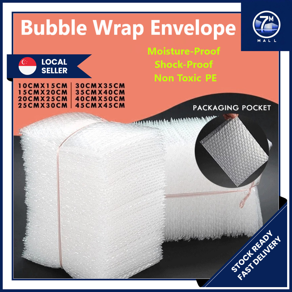 Air Bubble Sheet Cushion Wrap ถุงพลาสติก Courier Wrap Package พัสดุป้องกัน