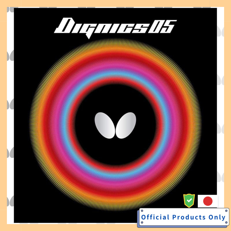 TAMASU Butterfly Table Tennis Rubber Dignics 05 High Tension Red Special Thickness