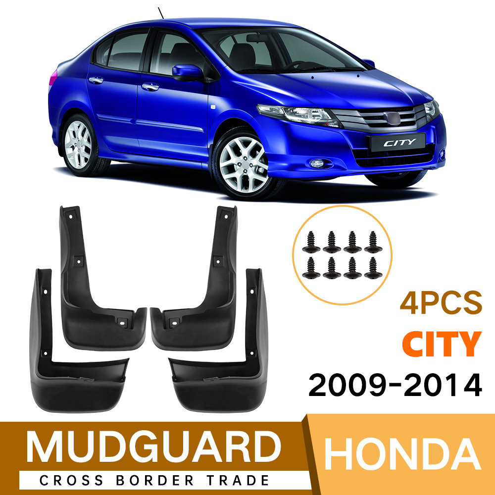 เหมาะสําหรับ Honda Fengfan City 2009-2014 บังโคลนยางรถยนต์ บังโคลนยางนุ่ม
