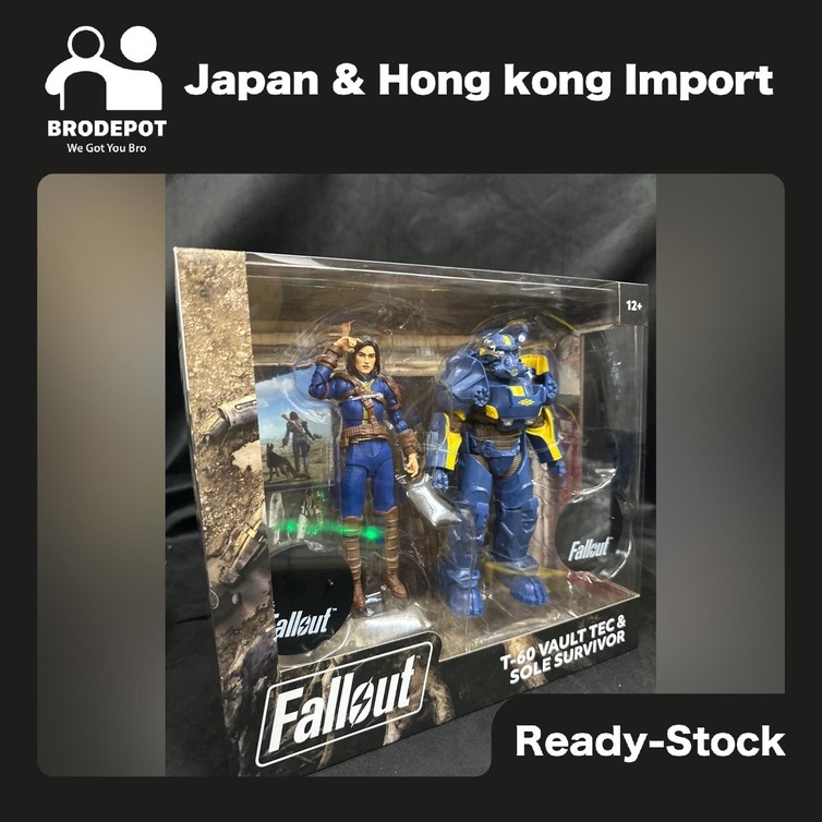 [Ready stock] McFarlane FALLOUT 76 7IN FIGURE 2PK  T-60 VAULT TEC AND SOLE SURVIVOR
