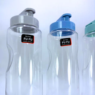 กระบอกน้ำ ขวดน้ำ พลาสติก ฝาฟลิป ทรงกระบอก 1400ml