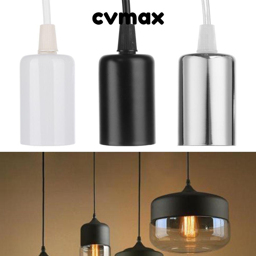 CVMAX 0.5 M/0.8 M/1 M/1.2 M/1.5 M/2 M E27 โคมไฟผู้ถือ Vintage Retro โคมไฟเพดานจี้หลอดไฟซ็อกเก็ต