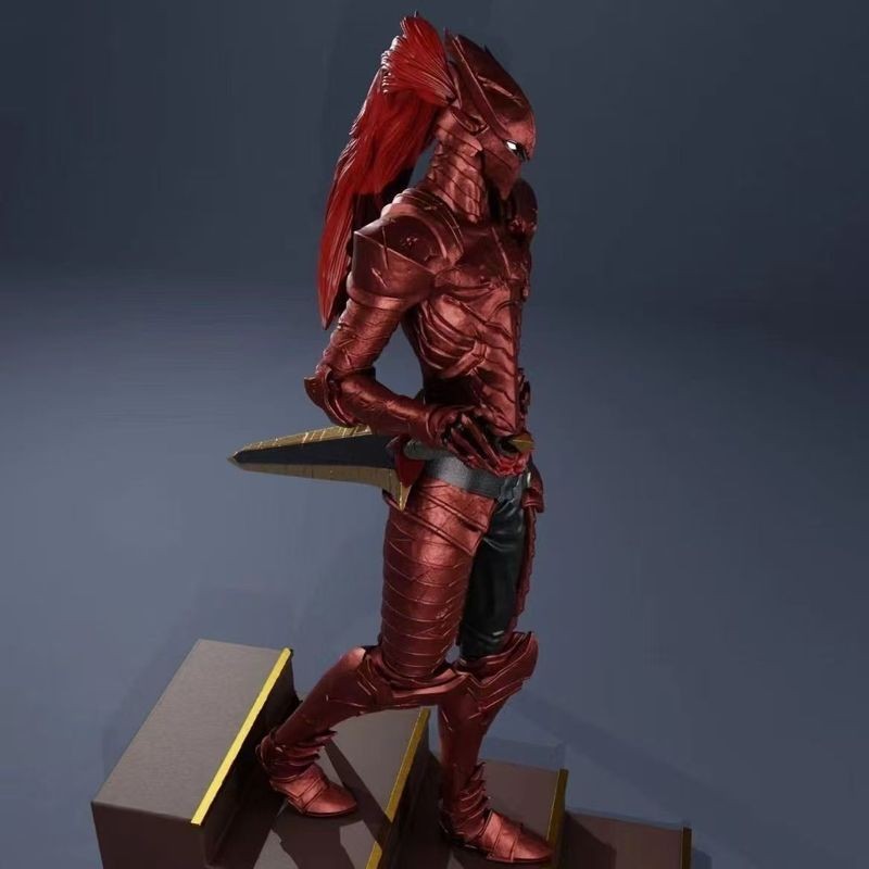 19 ซม.อะนิเมะ Solo Leveling รูป Seong Jin woo สีแดง Knight Commander Ygritte Igris Pvc ตกแต่งรถโต๊ะข