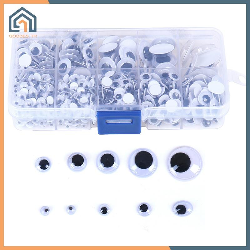 Goddes Self-กาวผสมEyesสําหรับของเล่นตุ๊กตาGogly wiggly Eyes DIYอุปกรณ์เสริมTH