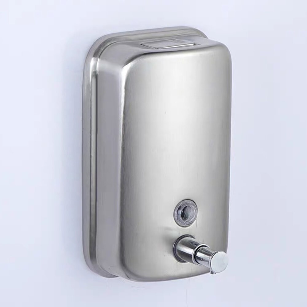 LOCAL789 Primo ที่กดสบู่เหลว สแตนเลส 304 1 ช่อง ความจุ 1 ลิตร รุ่น SD01  ขนาด 11x13.5x21ซม. สีเงิน ร