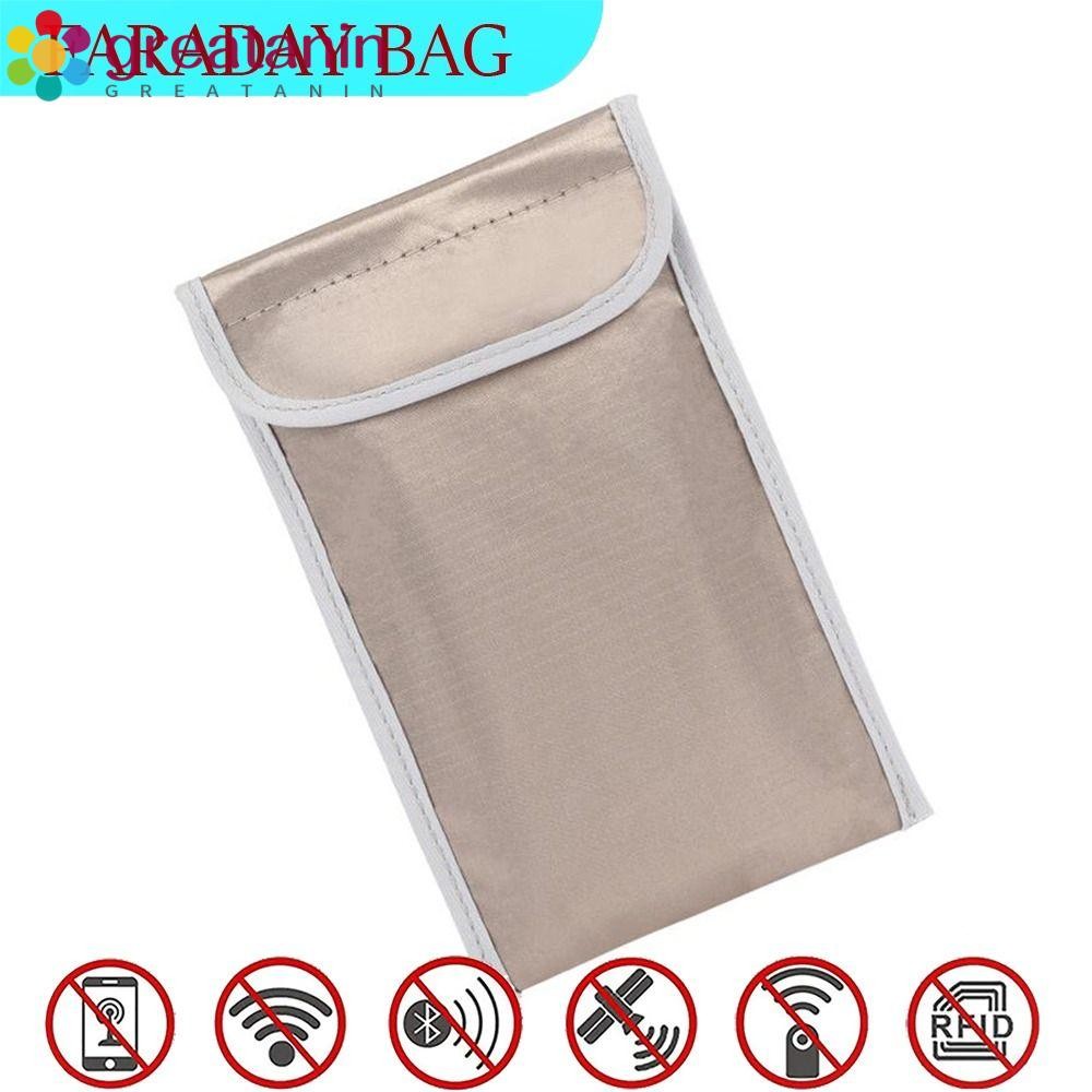 GREATIN Shield Bag Pouch, IC Magnetic Card Anti-Inft Faraday Bag, Signal Blocking Mobile Phone Anti-
