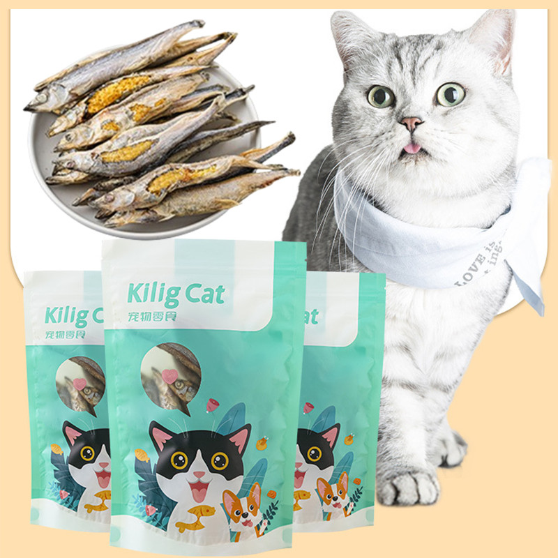 😻COD🐟ปลาไข่แมว ขนมแมว อบแห้ง ปลาไข่เต็มตัว สุขภาพดี ปลอดภัย ธรรมชาติ100%