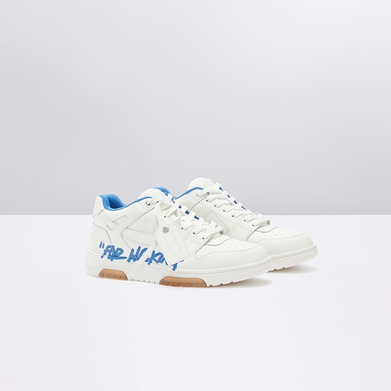 OFF-WHITE Out Of Office สําหรับ WALKING Mens WHITE Low-Top Sports Arrow Shoes