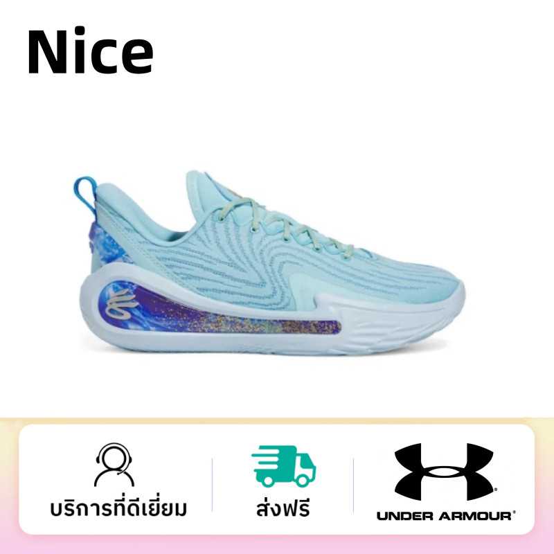 (ความคุ้มค่า)Curry 12 "Pisces" UA Flow รองเท้าบาส กันลื่น กันกระแทก Basketball Shoes