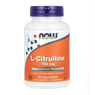 [พร้อมจัดส่ง] L-CITRULLINE 750 mg Now Foods 90 V Cap