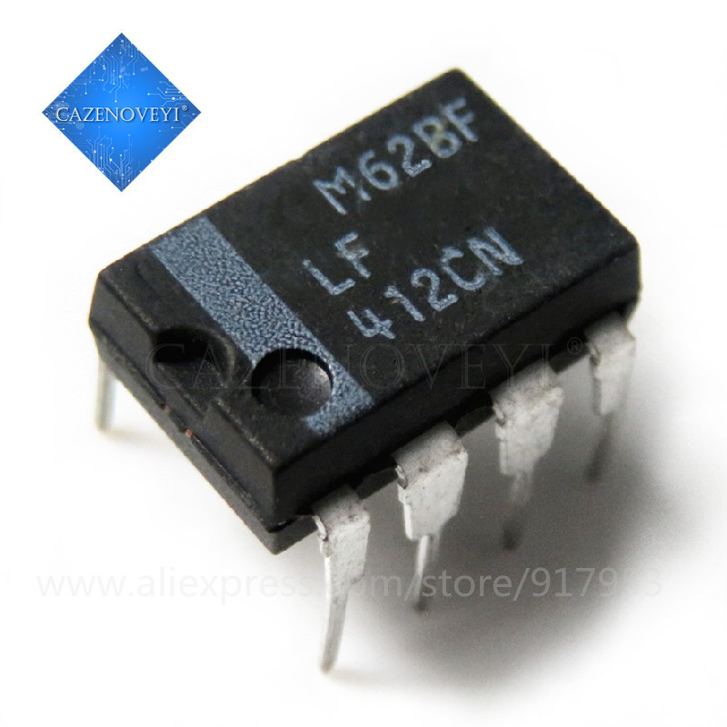 10 ชิ้น LF412CP LF412ACN LF412CN LF412 DIP-8 ชิป