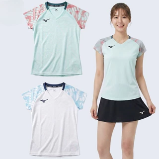 ผ้าดีแล้วดีอีกเสื้อแบดผู้หญิงMizono รุ่นใหม่ใส่สบายแห้งไว ใส่เล่นเทนนิส พิเกิ้ลบอล ส่งจากไทยไม่พอใจ