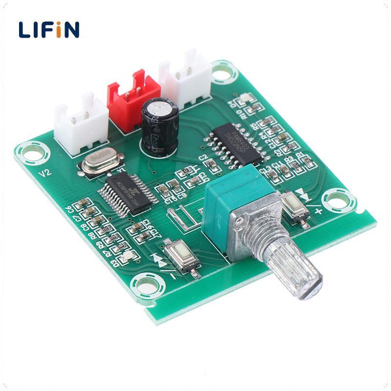 Lifin Mart XH-A158แอมพลิฟายเออร์5.0บลูทูธใสมากบอร์ดขยายกำลังเสียง Pam8403พลังงานเล็ก DIY ลำโพงไร้สายบอร์ด5W * 2
