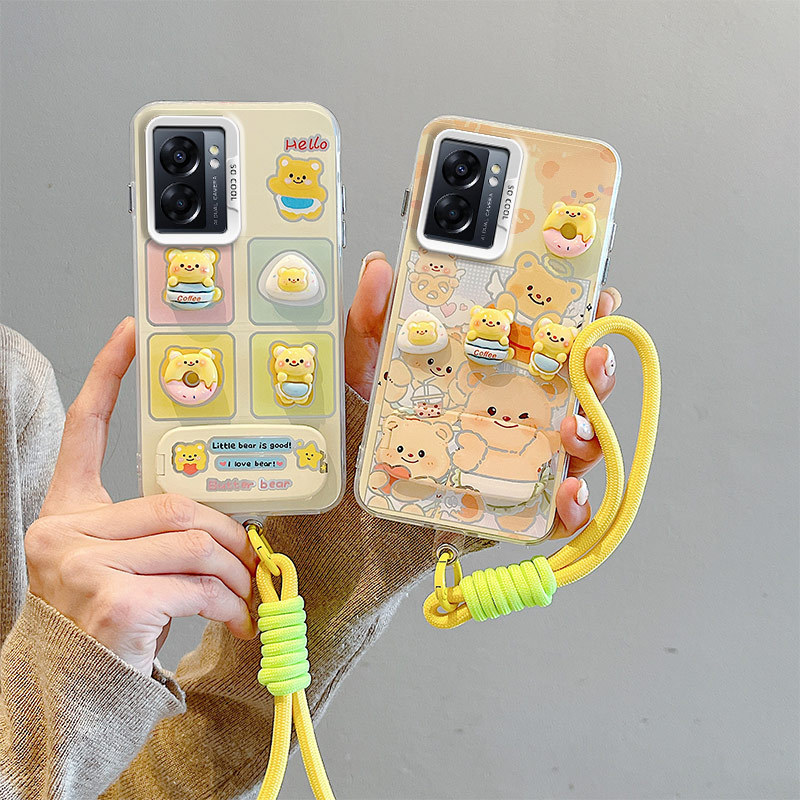 เคส OPPO A57 5G เคส OPPO A77 5G สําหรับ OPPO เคสสร้อยข้อมือเคส hard BB-CYJZ