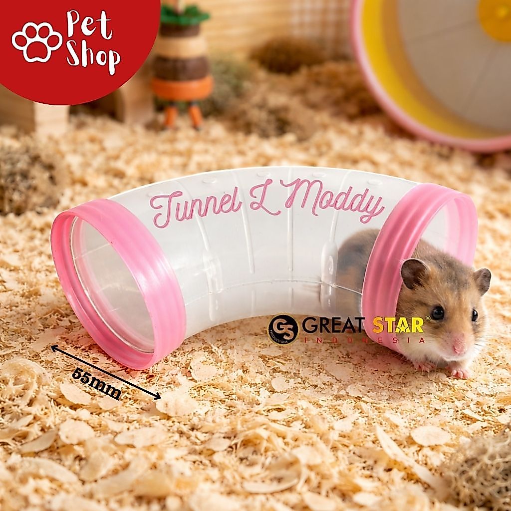 TUNNEL / TUNNEL HAMSTER TOY MODDY (!!ANTI-BREAK!!)/ชิ้น