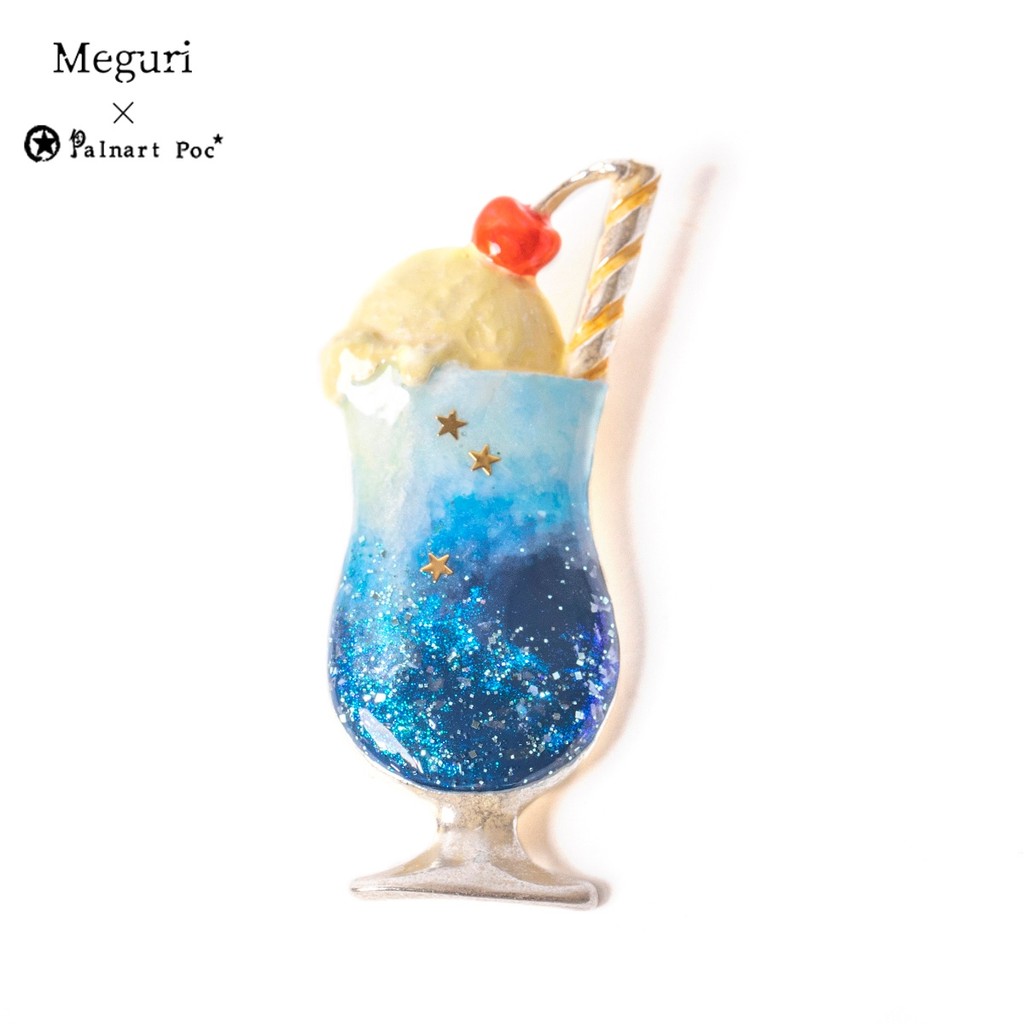 Patrol meguri Original Palnart poc Melon Soda เข็มกลัด