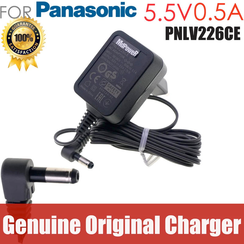 ของแท้ PNLV226 PNLV226CE 5.5V 500mA Wall AC Adapter Charger สําหรับ Panasonic โทรศัพท์ไร้สายแหล่งจ่า