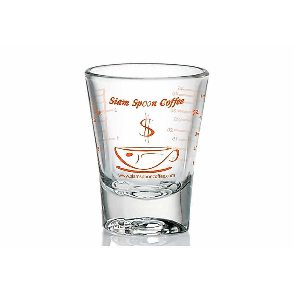 แก้วตวง มีสเกล แก้ว Shot siam spoon coffee ขนาด 45ml.