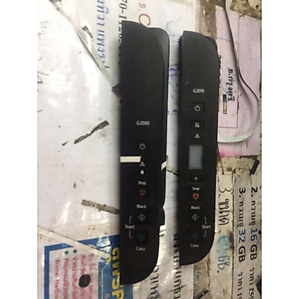 แผงสวิตช์ควบคุม (Control Panel Board) ของปริ้นเตอร์ Canon G2000 และ G2010 อะไหล่แท้ มือ 2