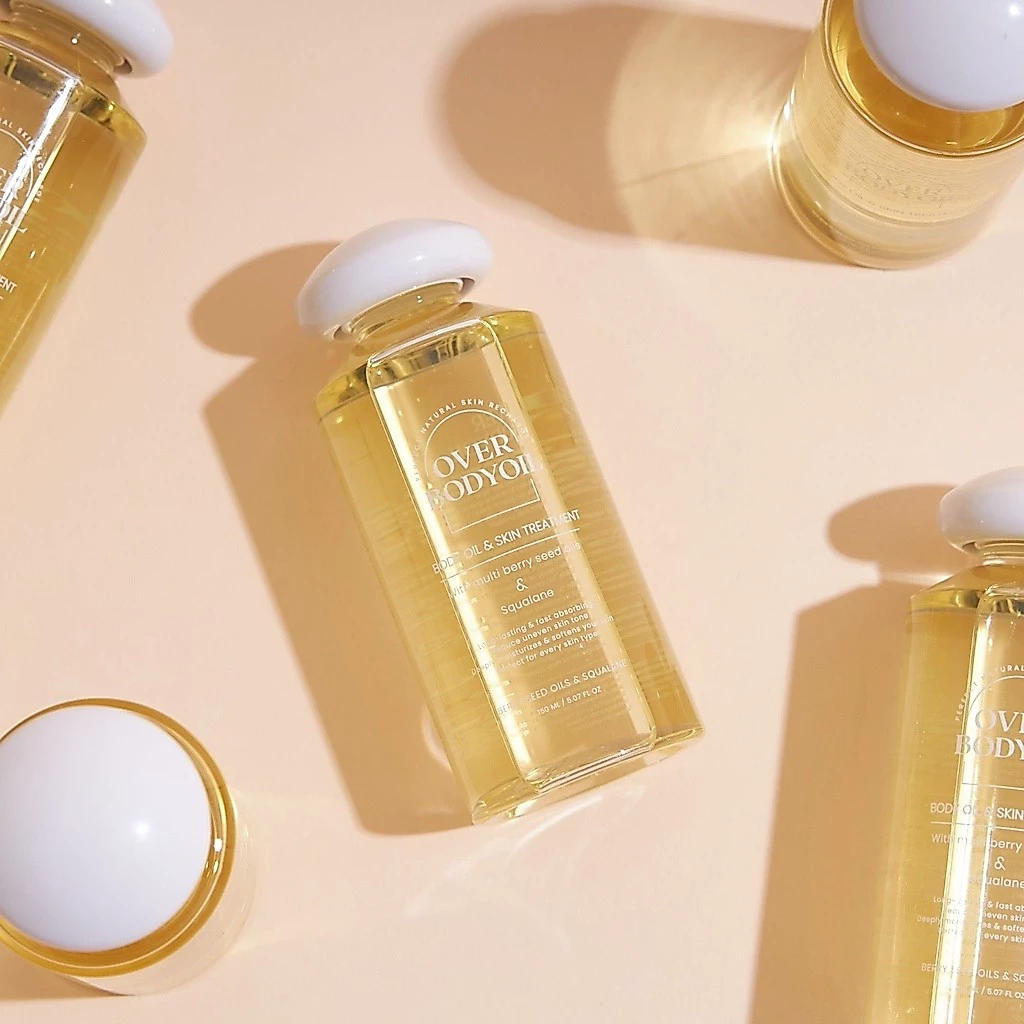 Overnaked - Over body oil บอดี้ออยล์บำรุงผิวนุ่มชุ่มชื้น 150 ml. ลดรอยแตกลาย ปลอบปะโลมผิวให้สุขภาพดี