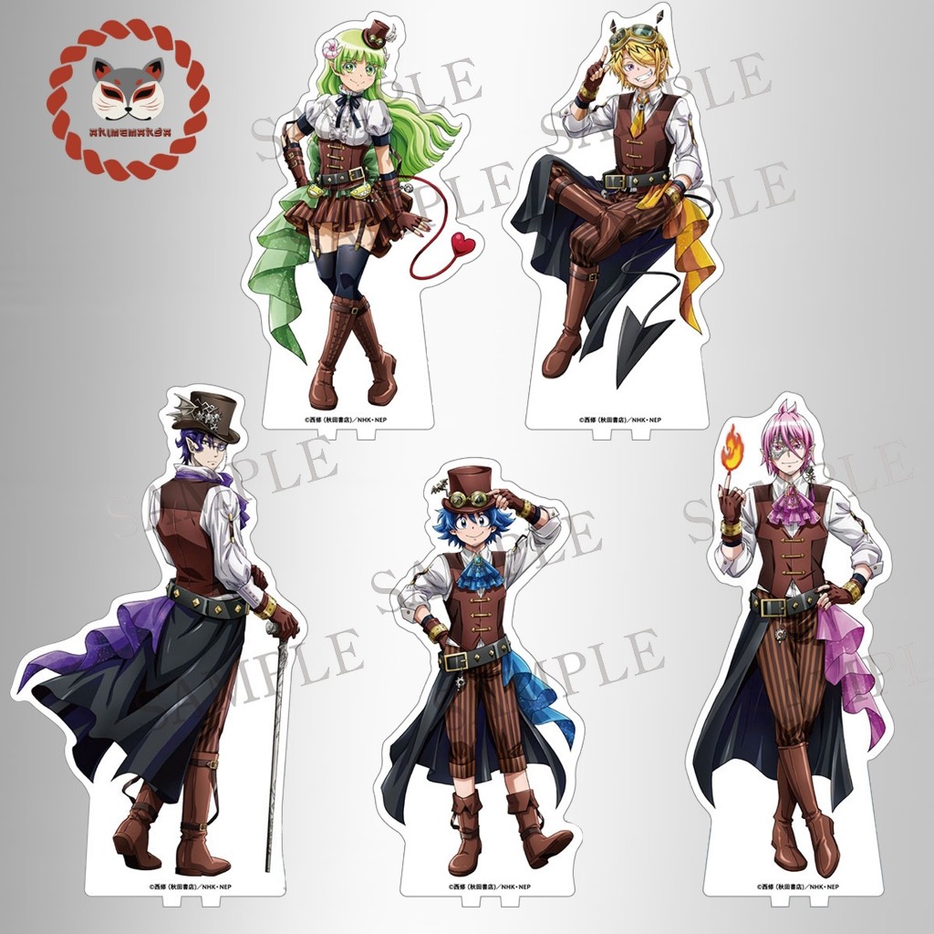 Standee PRINTED IRUMA PRICE Mairimashita! Iruma-kun รูปปั้นอะคริลิคอะนิเมะ micha chibi display