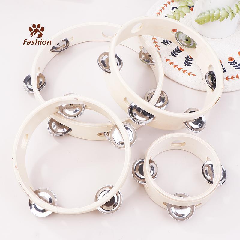 [Fas-t] 4/6/7/8 นิ้วมือถือไม้ Headless Tambourine Percussion มือกลองของเล่นเพื่อการศึกษา Orff เครื่องดนตรีสําหรับเด็ก