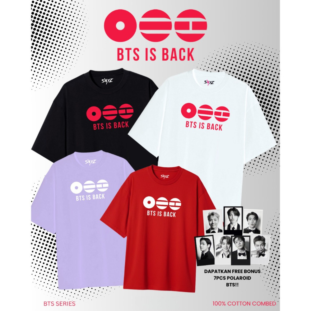 2026 BTS Is Back เสื้อยืด-2026 World Tour - Taehyung Jimin Jungkook Seokjin Rapmon Suga Jhope - BTS