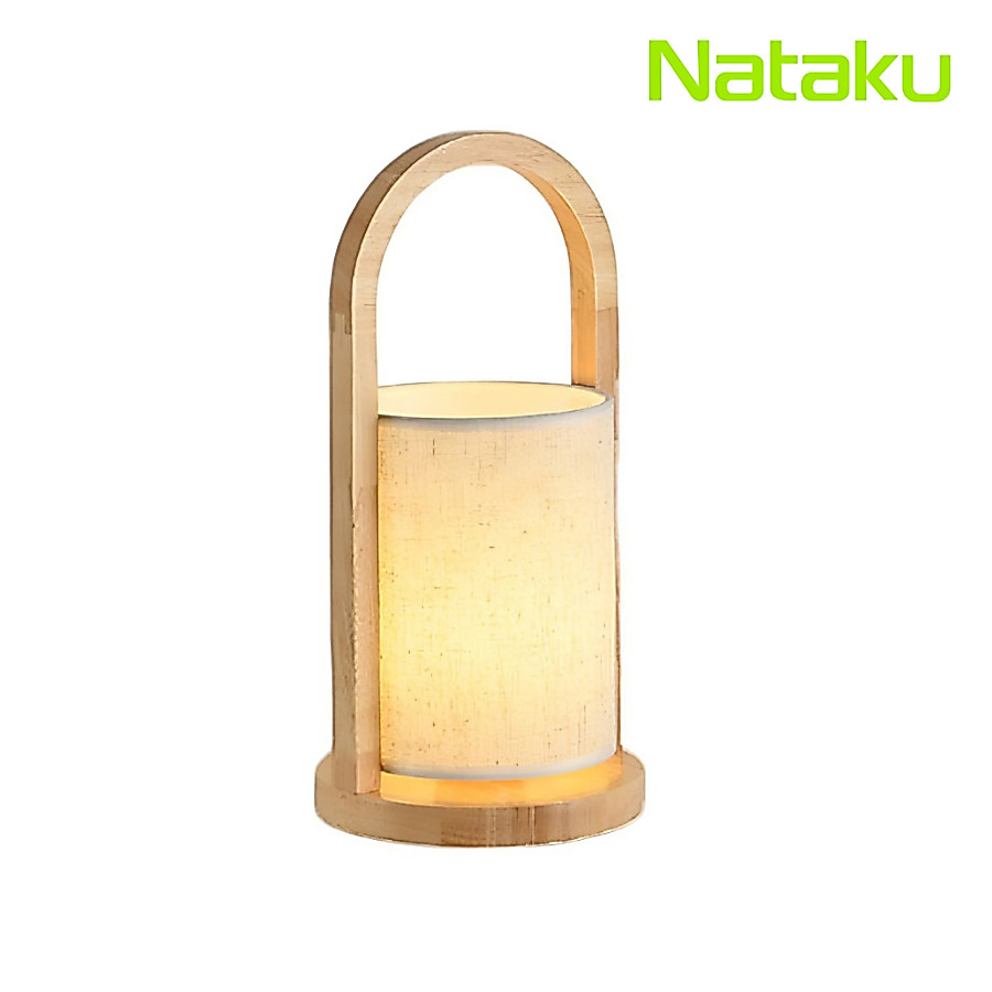 Nataku โคมไฟห้องนอน โคมไฟหัวเตียง Table lamp สวิตซ์ปิด-เปิด ขั้ว E27 ไฟสว่าง ถนอมสายตา แถมฟรีหลอดไฟ