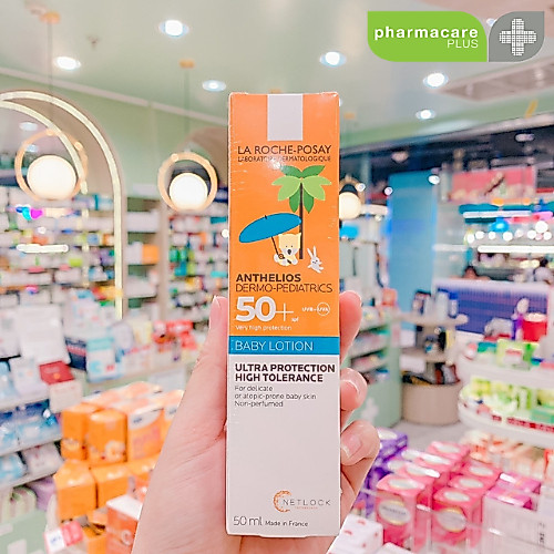 🌞La Roche-Posay Anthelios DERMO-PEDIATRICS BABY LOTION SPF50+ ✨โลชั่นกันแดดสำหรับเด็ก 50 ml.