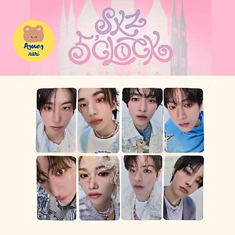 🛵 กทม. ส่งทันที พร้อมส่ง 🩷 Stray Kids 5th Fanmeeting [SKZ 5'CLOCK] Card POB การ์ดแท้