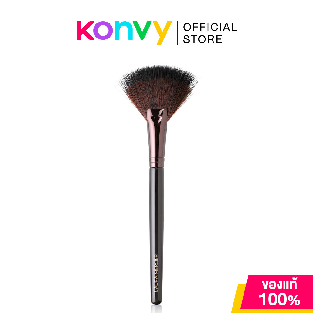 Laura Mercier Fan Powder Brush 1pc ลอร่า เมอซิเอ แปรงปัดแป้งทรงพัด.