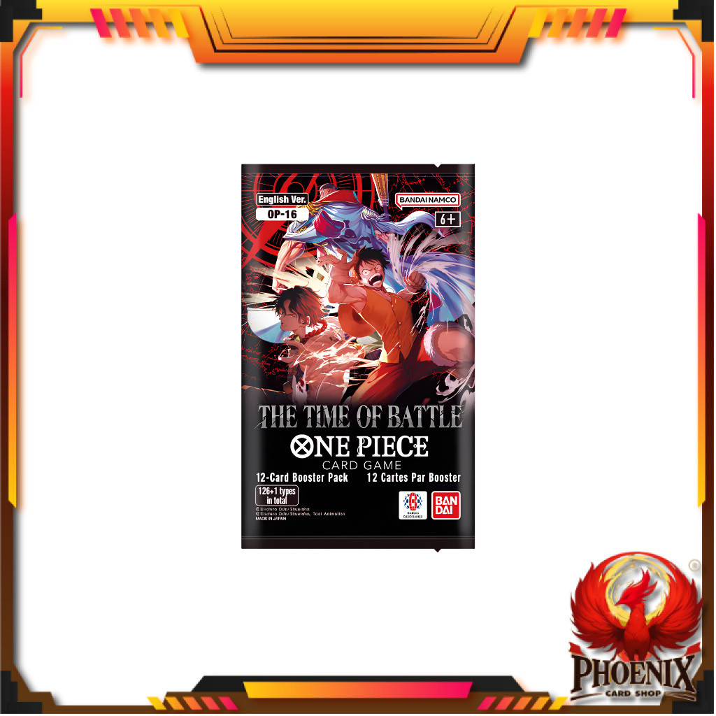[ 1 ซอง ] O์NE PIECE CARD GAME : [ OP16 ] THE TIME OF BATTLE  BOOSTER PACK (p3)