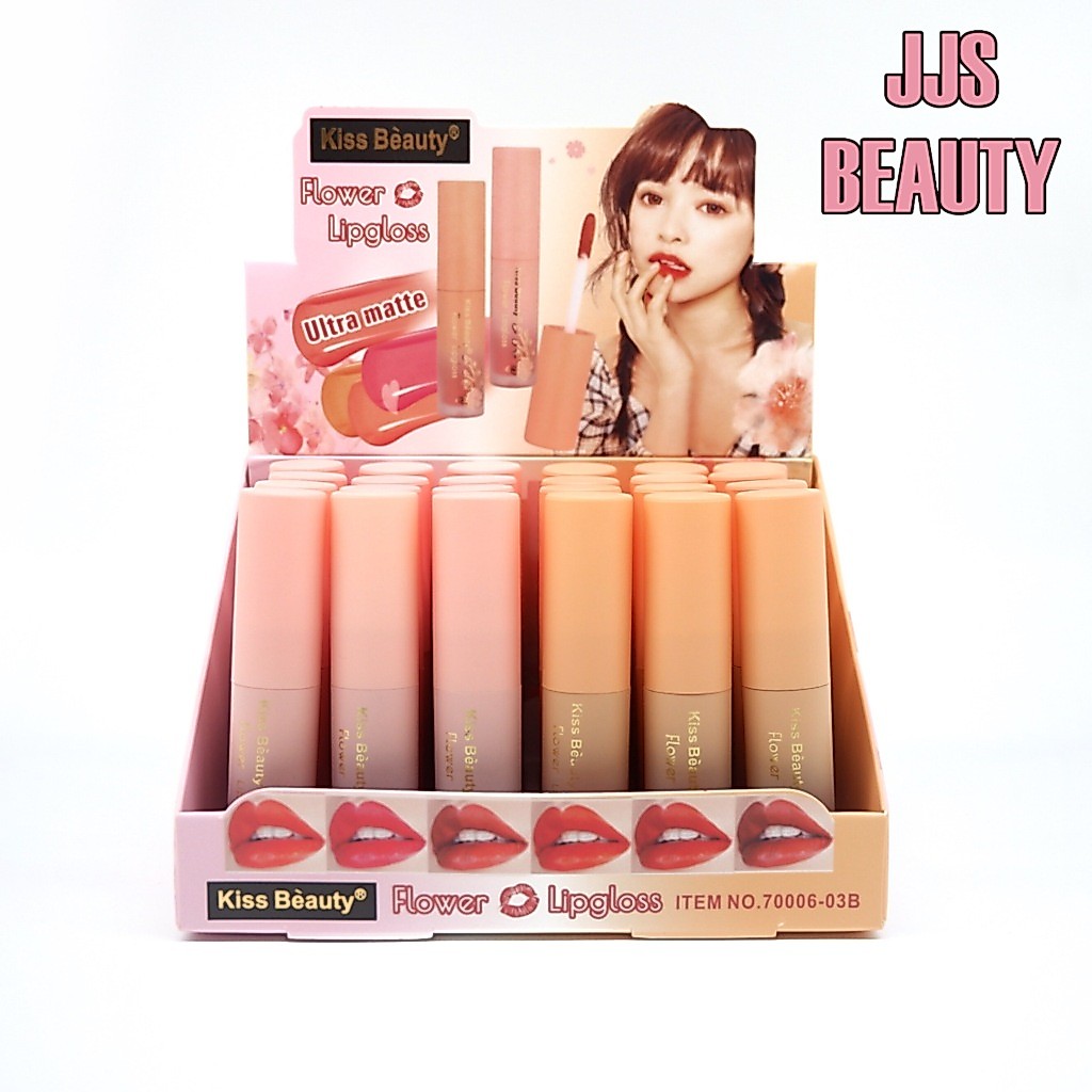 Kiss Beauty Ultra Matte LipGloss ลิควิดลิปกลอส เนื้อฉ่ำวาว ให้ริมฝีปากเด่นชัด no.70006