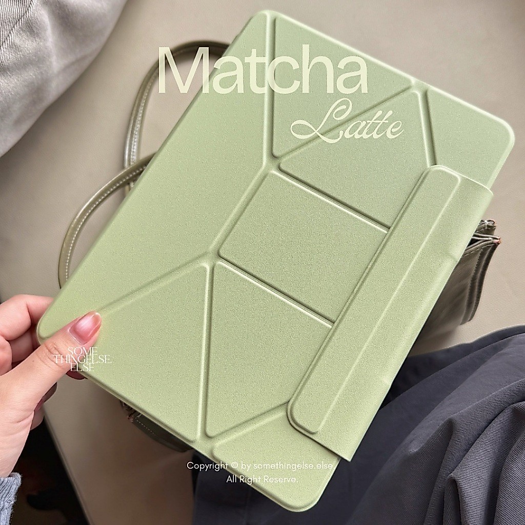 [ Waffle folio ] พร้อมส่ง | เคส iPad แม่เหล็กไร้ขอบ พับตั้งได้เยอะสุดๆ มีแผ่นล็อคกันปากกาไหม้ [รบกวนเช็ครุ่นก่อนสั่งซื้อ