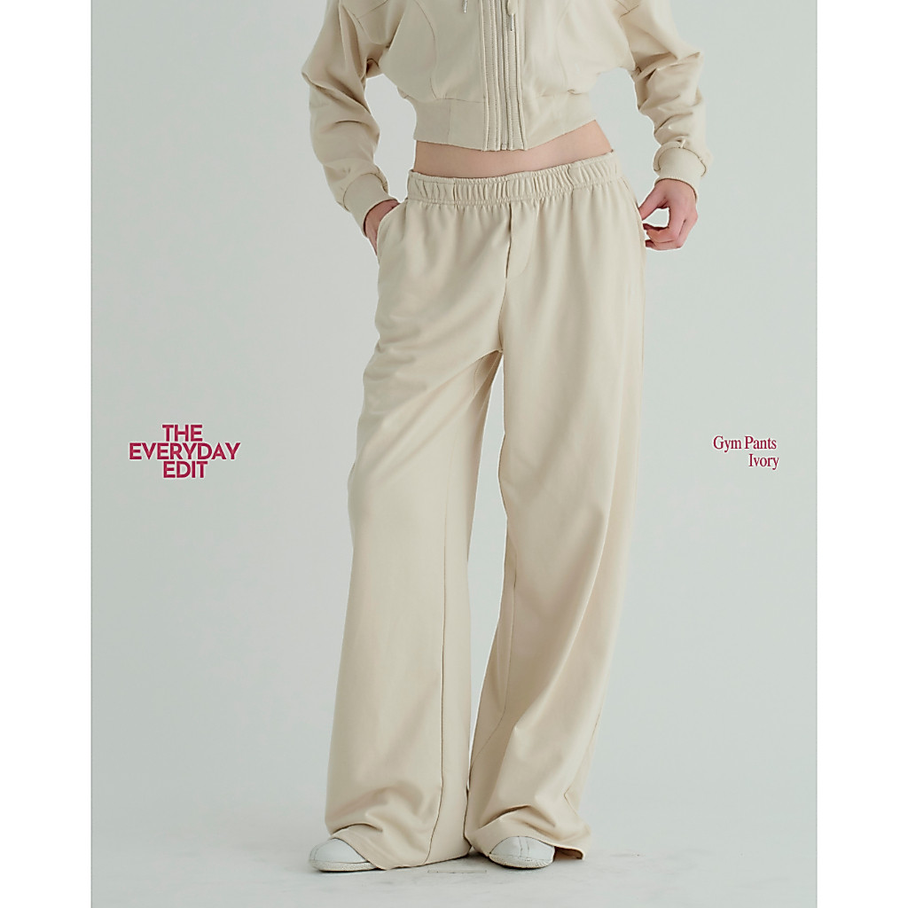 when.we.stretch - Everyday Rib Short Pant (-เฉพาะกางเกง-) ผ้าหนามีซับใน *พร้อมส่ง*